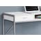 Monarch Specialties Computer Desk, Home Office, Laptop, Storage Drawers, 48"L, Work, Metal, Laminate, White, Grey I 7364 - alternate 3